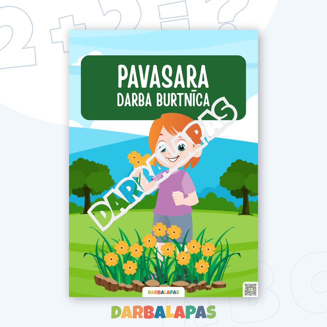 Darba burtnīca – Pavasaris: jautri uzdevumi mazajiem pētniekiem